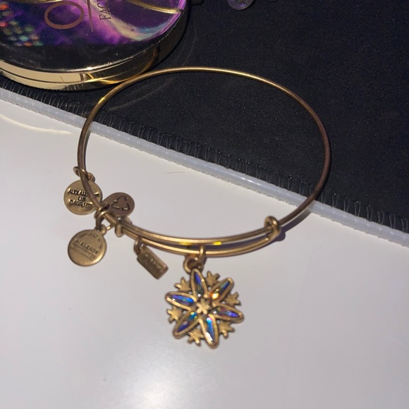 Alex & Ani Bracelet Set of 6 Bangles with Charms